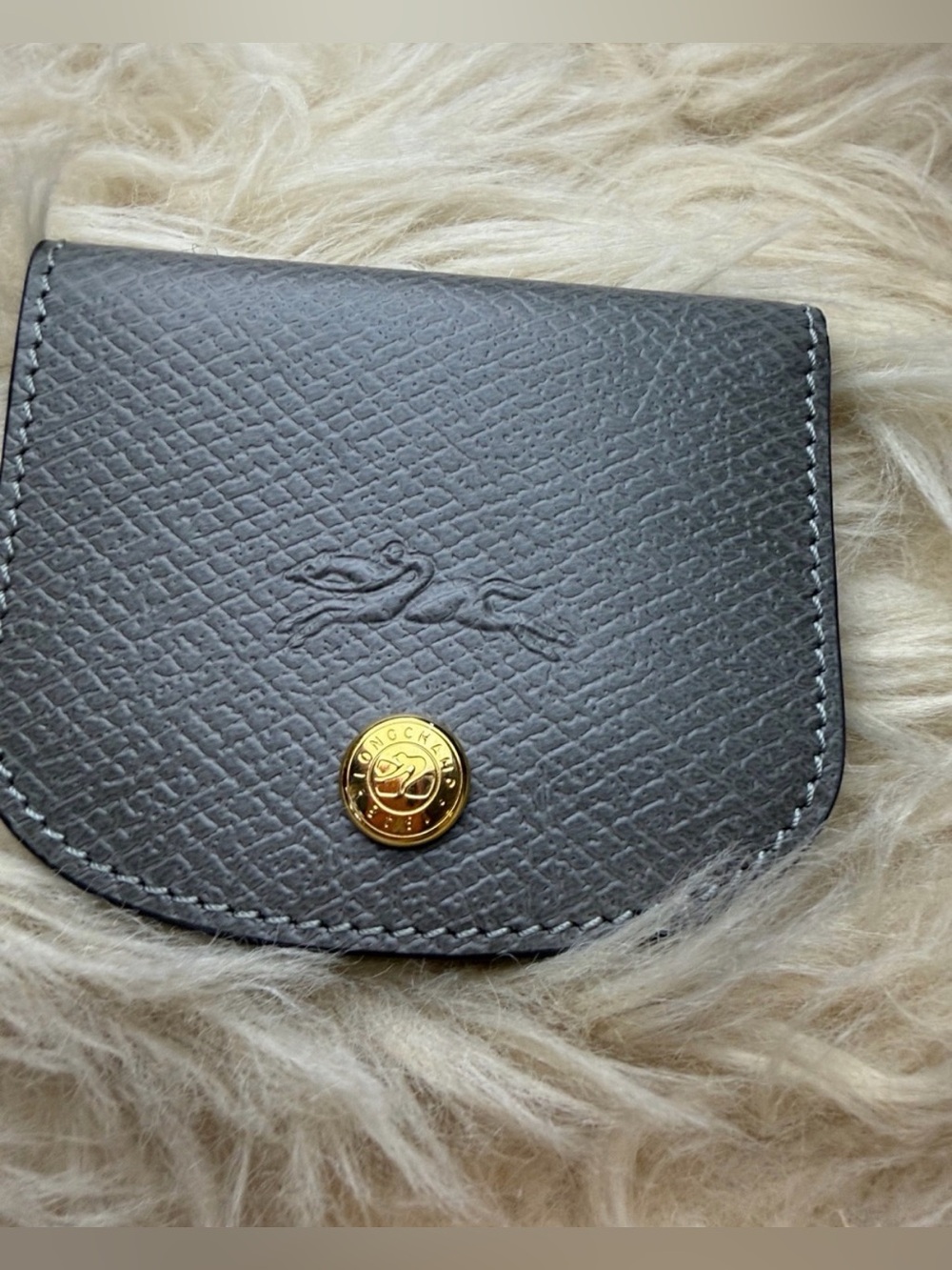 Longchamp Épure Leather Card Case - Picture 2 of 5